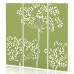 Sch! Acoustic Hanging Wall Panel - Wildflower (3 panels) - Lime Green SCH00234