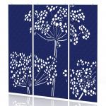 Sch! Acoustic Hanging Wall Panel - Wildflower (3 panels) - Cobalt Blue SCH00235