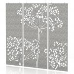 Sch! Acoustic Hanging Wall Panel - Wildflower (3 panels) - Pebble Light Grey SCH00239