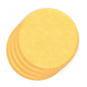 Sch! Acoustic Wall Tile - Set of 4 - Bevelled Edge - Circle - Buttercup Yellow SCH00241