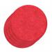Sch! Acoustic Wall Tile - Set of 4 - Bevelled Edge - Circle - Poppy Red SCH00242