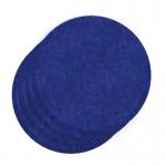 Sch! Acoustic Wall Tile - Set of 4 - Bevelled Edge - Circle - Cobalt Blue SCH00245