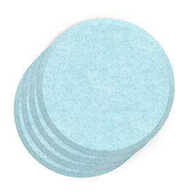 Sch! Acoustic Wall Tile - Set of 4 - Bevelled Edge - Circle - Sky Light Blue SCH00246