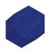 Sch! Acoustic Wall Tile - Set of 4 - Bevelled Edge - Hexagon - Cobalt Blue SCH00255