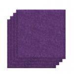 Sch! Acoustic Wall Tile - Set of 4 - Bevelled Edge - Square - Plum Purple SCH00263