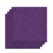 Sch! Acoustic Wall Tile - Set of 4 - Bevelled Edge - Square - Plum Purple SCH00263