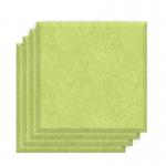 Sch! Acoustic Wall Tile - Set of 4 - Bevelled Edge - Square - Lime Green SCH00264