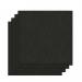 Sch! Acoustic Wall Tile - Set of 4 - Bevelled Edge - Square - Raven Black SCH00268