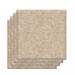 Sch! Acoustic Wall Tile - Set of 4 - Bevelled Edge - Square - Oatmeal Beige SCH00270