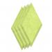 Sch! Acoustic Wall Tile - Set of 4 - Bevelled Edge - Diamond - Lime Green SCH00284