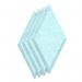 Sch! Acoustic Wall Tile - Set of 4 - Bevelled Edge - Diamond - Sky Light Blue SCH00286