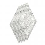 Sch! Acoustic Wall Tile - Set of 4 - Bevelled Edge - Diamond - Pebble Light Grey SCH00289