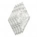 Sch! Acoustic Wall Tile - Set of 4 - Bevelled Edge - Diamond - Pebble Light Grey SCH00289