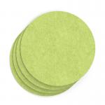 Sch! Acoustic Wall Tile - Set of 4 - Square Edge - Circle - Lime Green SCH00294