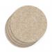 Sch! Acoustic Wall Tile - Set of 4 - Square Edge - Circle - Oatmeal Beige SCH00300