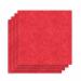 Sch! Acoustic Wall Tile - Set of 4 - Square Edge - Square - Poppy Red SCH00312