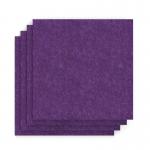 Sch! Acoustic Wall Tile - Set of 4 - Square Edge - Square - Plum Purple SCH00313
