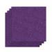 Sch! Acoustic Wall Tile - Set of 4 - Square Edge - Square - Plum Purple SCH00313