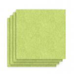 Sch! Acoustic Wall Tile - Set of 4 - Square Edge - Square - Lime Green SCH00314
