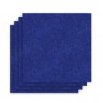 Sch! Acoustic Wall Tile - Set of 4 - Square Edge - Square - Cobalt Blue SCH00315