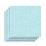 Sch! Acoustic Wall Tile - Set of 4 - Square Edge - Square - Sky Light Blue SCH00316