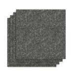 Sch! Acoustic Wall Tile - Set of 4 - Square Edge - Square - Graphite Charcoal SCH00317