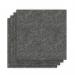 Sch! Acoustic Wall Tile - Set of 4 - Square Edge - Square - Graphite Charcoal SCH00317