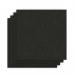 Sch! Acoustic Wall Tile - Set of 4 - Square Edge - Square - Raven Black SCH00318