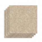 Sch! Acoustic Wall Tile - Set of 4 - Square Edge - Square - Oatmeal Beige SCH00320