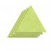 Sch! Acoustic Wall Tile - Set of 4 - Square Edge - Triangle - Lime Green SCH00324