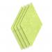 Sch! Acoustic Wall Tile - Set of 4 - Square Edge - Diamond - Lime Green SCH00334