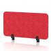 Sch! Acoustic Desktop Screen - Rectangle - 800 x 400mm - Poppy Red SCH00342