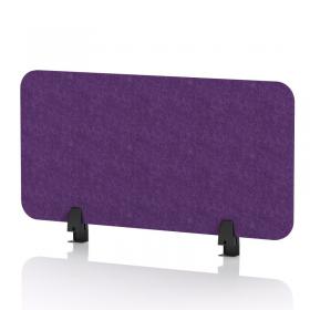 Sch! Acoustic Desktop Screen - Rectangle - 800 x 400mm - Plum Purple SCH00343