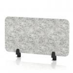 Sch! Acoustic Desktop Screen - Rectangle - 800 x 400mm - Pebble Light Grey SCH00349