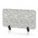 Sch! Acoustic Desktop Screen - Rectangle - 800 x 400mm - Pebble Light Grey SCH00349