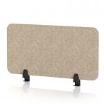 Sch! Acoustic Desktop Screen - Rectangle - 800 x 400mm - Oatmeal Beige SCH00350