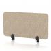 Sch! Acoustic Desktop Screen - Rectangle - 800 x 400mm - Oatmeal Beige SCH00350