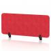 Sch! Acoustic Desktop Screen - Rectangle - 1000 x 400mm - Poppy Red SCH00352