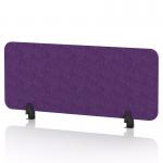 Sch! Acoustic Desktop Screen - Rectangle - 1000 x 400mm - Plum Purple SCH00353