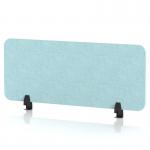 Sch! Acoustic Desktop Screen - Rectangle - 1000 x 400mm - Sky Light Blue SCH00356