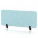Sch! Acoustic Desktop Screen - Rectangle - 1000 x 400mm - Sky Light Blue SCH00356