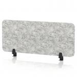 Sch! Acoustic Desktop Screen - Rectangle - 1000 x 400mm - Pebble Light Grey SCH00359