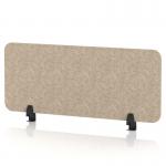Sch! Acoustic Desktop Screen - Rectangle - 1000 x 400mm - Oatmeal Beige SCH00360