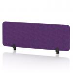 Sch! Acoustic Desktop Screen - Rectangle - 1200 x 400mm - Plum Purple SCH00363