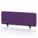 Sch! Acoustic Desktop Screen - Rectangle - 1200 x 400mm - Plum Purple SCH00363