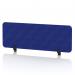 Sch! Acoustic Desktop Screen - Rectangle - 1200 x 400mm - Cobalt Blue SCH00365