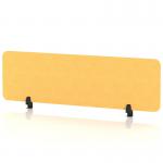 Sch! Acoustic Desktop Screen - Rectangle - 1400 x 400mm - Buttercup Yellow SCH00371