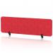 Sch! Acoustic Desktop Screen - Rectangle - 1400 x 400mm - Poppy Red SCH00372