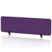 Sch! Acoustic Desktop Screen - Rectangle - 1400 x 400mm - Plum Purple SCH00373
