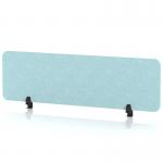 Sch! Acoustic Desktop Screen - Rectangle - 1400 x 400mm - Sky Light Blue SCH00376